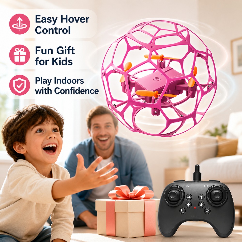 Kids Toys Under £5 - Dron RC con forma de fútbol