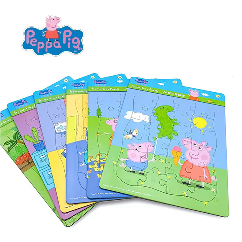 Kids Toys 3 Year Old - Figuras de Peppa pig MINI rompecabezas
