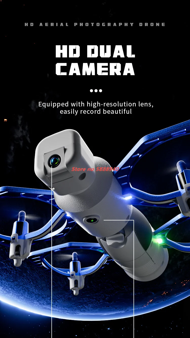 Cámara WIFI FPV HD 8K, Dron de - Kids Toys Under £5 reseña y precio