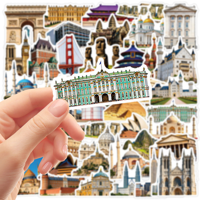 50 Pegatinas de Lugares Emblem - Kids Toys Vintage reseña y precio