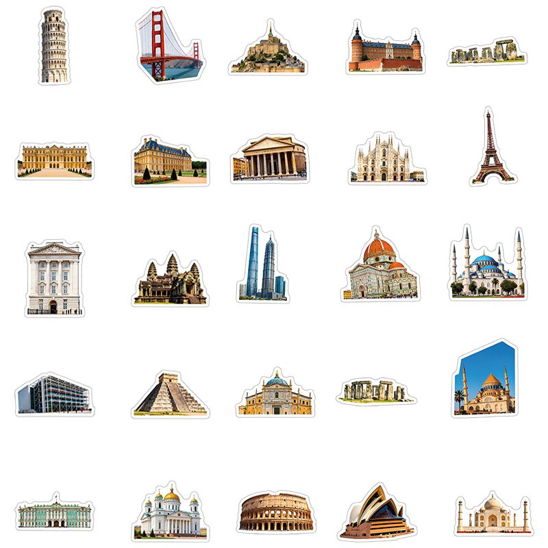 50 Pegatinas de Lugares Emblem - Kids Toys Vintage reseña y precio