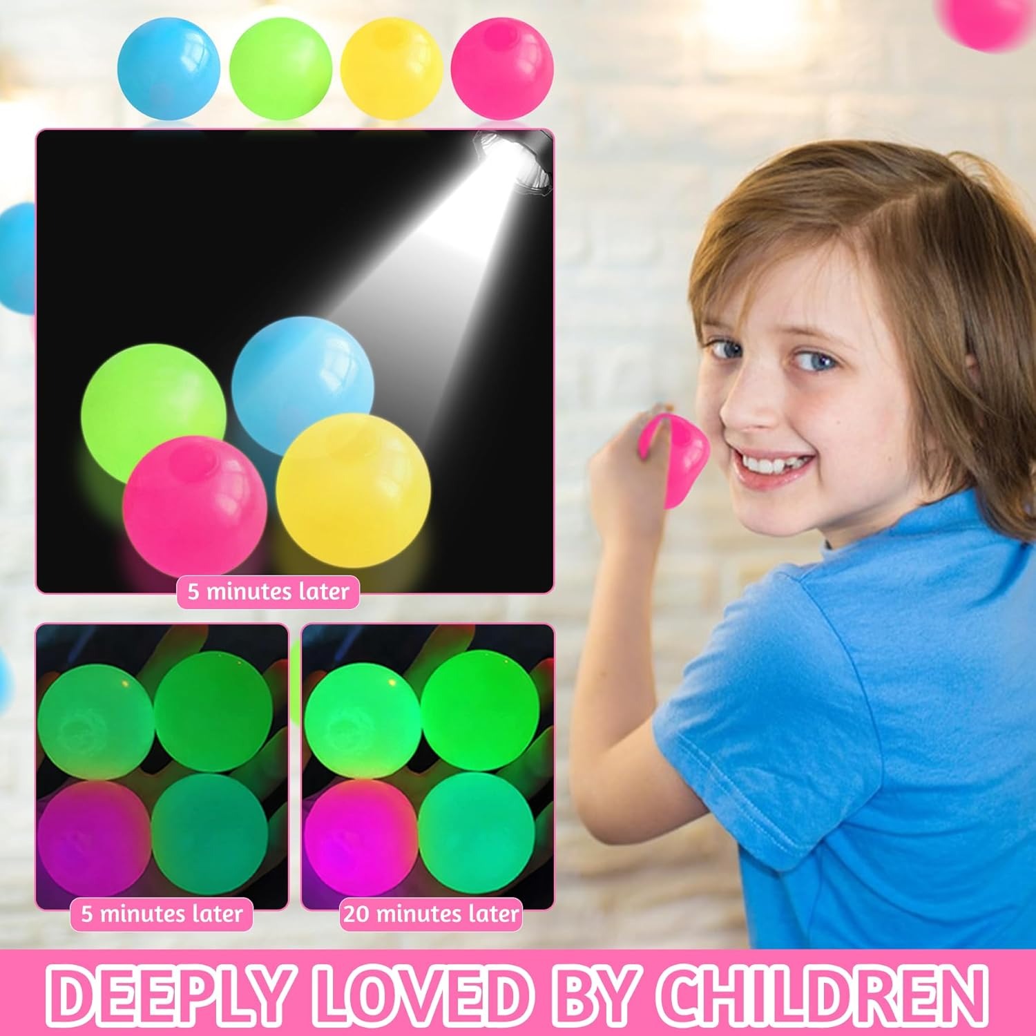 5/10 Uds. Bolas pegajosas que  - Kids Toys Under £5 reseña y precio