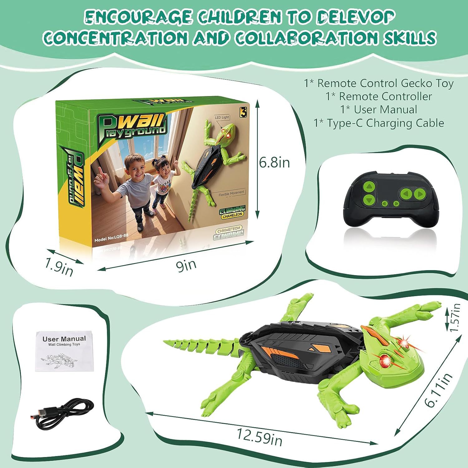 Controlado a distancia Gecko C - Kids Toys Under £5 reseña y precio