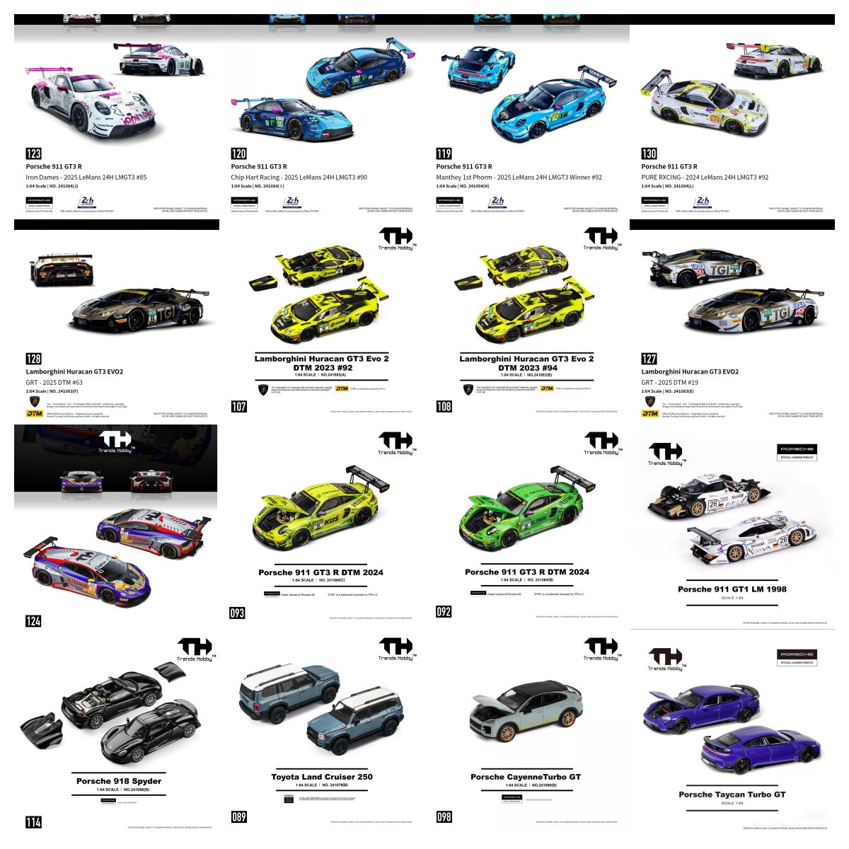 TH 1/64 Porsche 911 GT3 R LeMa - Kids Toys Cars reseña y precio