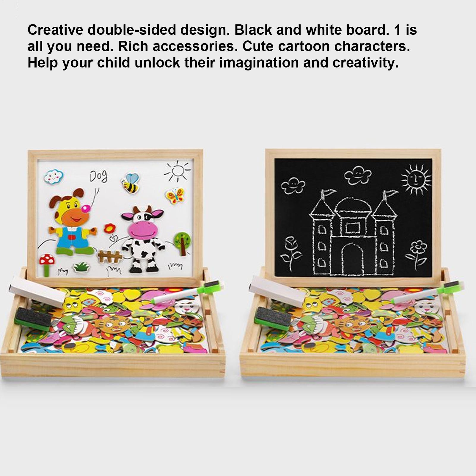 Tablero magnético de madera pa - Magnetic Drawing Board reseña y precio