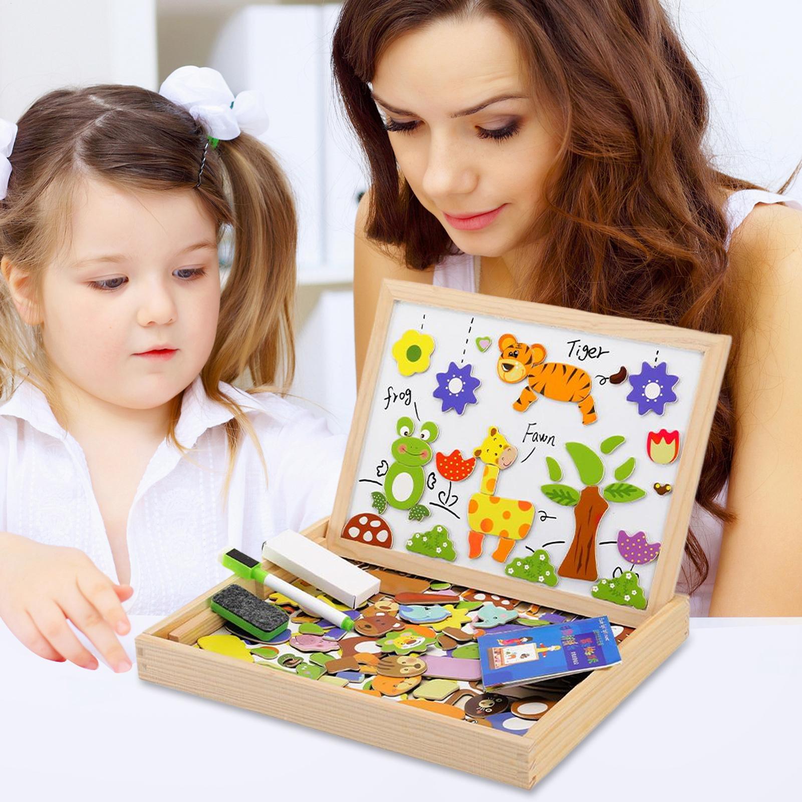 Tablero magnético de madera pa - Magnetic Drawing Board reseña y precio