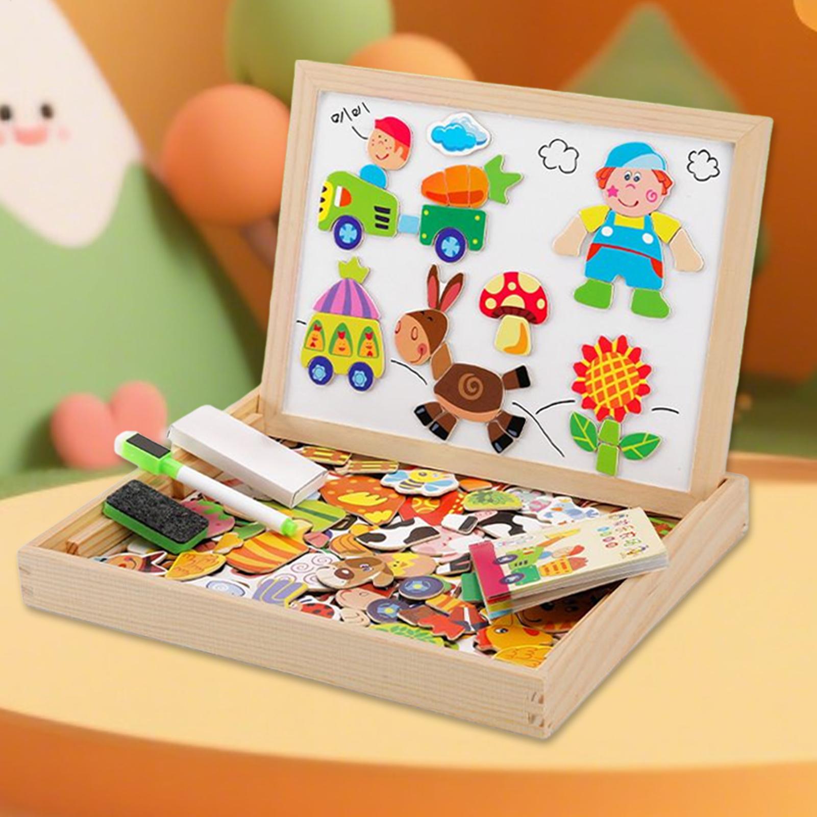 Tablero magnético de madera pa - Magnetic Drawing Board reseña y precio