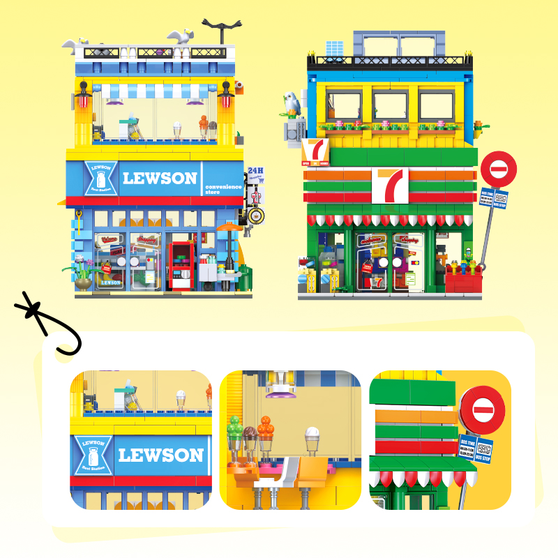 1263+ Piezas, Tienda de Conven - Kids Toys Stores reseña y precio