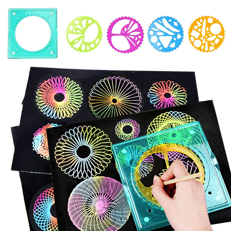 Juego de 5 en 1: Regla Geométr - Kids Toys Under £5 reseña y precio