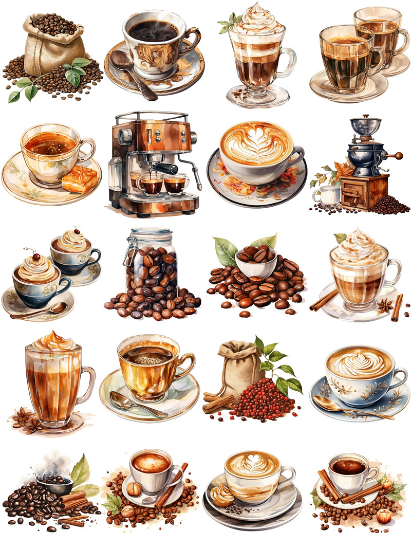 Pegatinas de café Vintage para - Kids Toys Vintage reseña y precio